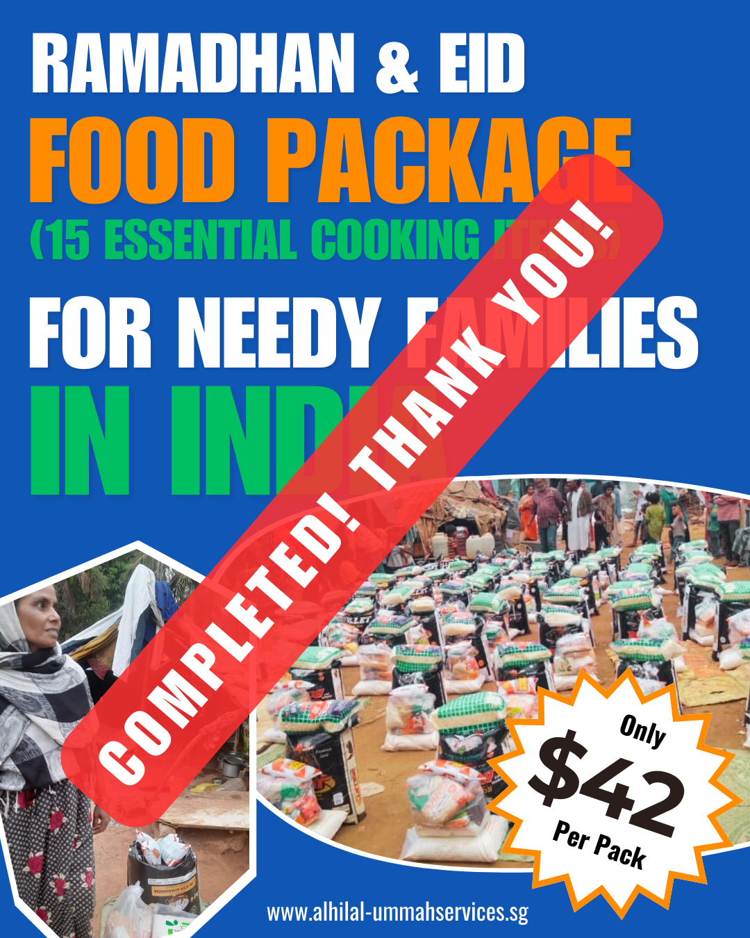 Ramadhan & Eid Survival Food Package - India