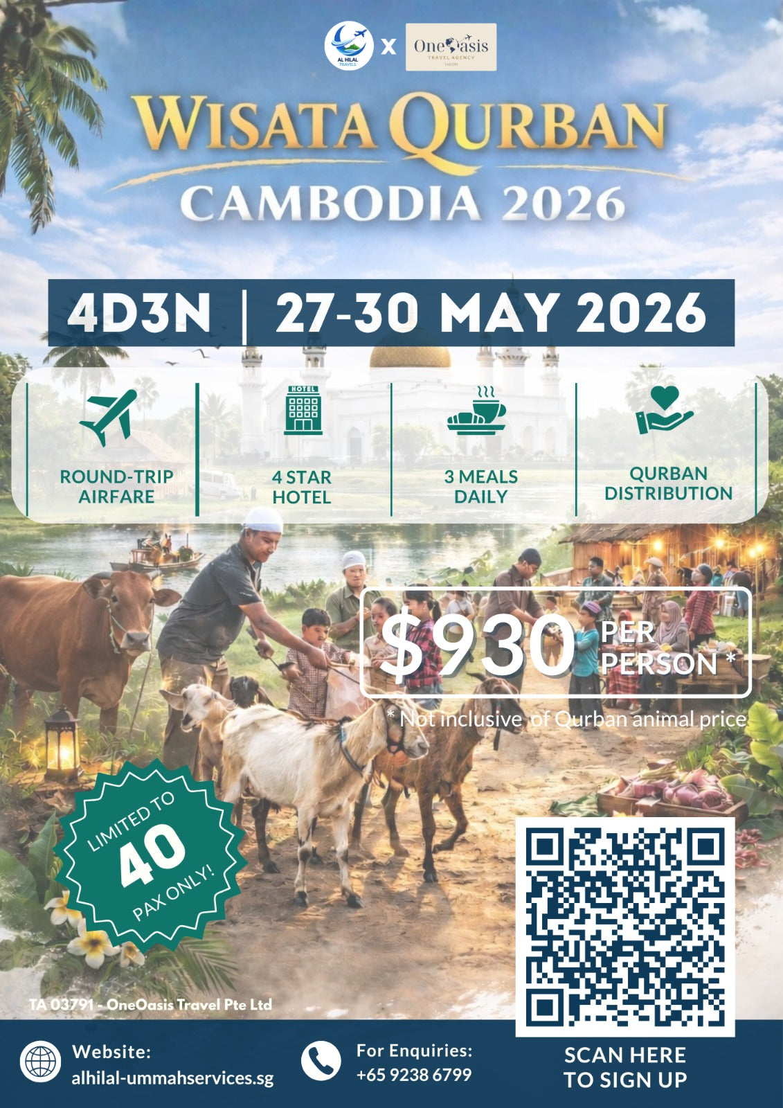 Wisata Qurban 2026 - Cambodia [4D3N] 27-30 May 2026