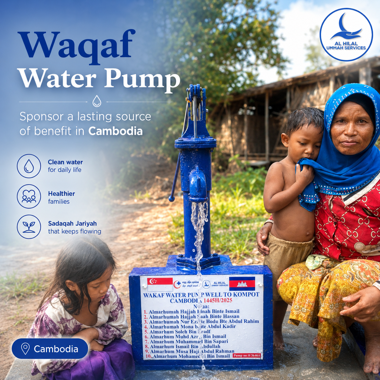 Waqaf Water Pump - Cambodia