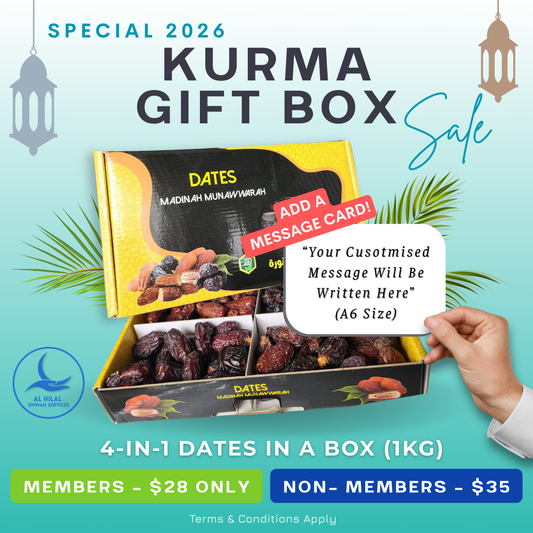 Kurma Gift Box 2026 – Premium 4-in-1 Dates Gift (1KG)