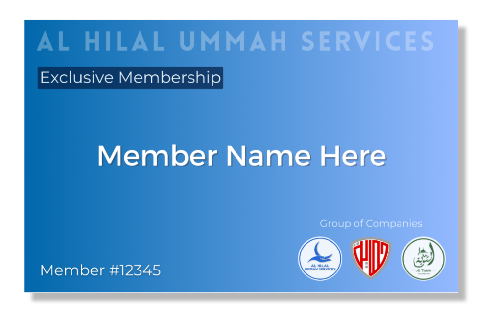 Al Hilal Ummah Services Membership